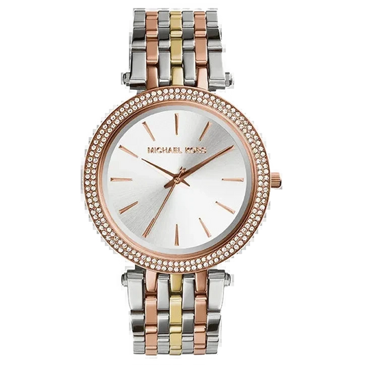 Michael Kors MK3203 Darci Tri-Tone Glitz Watch