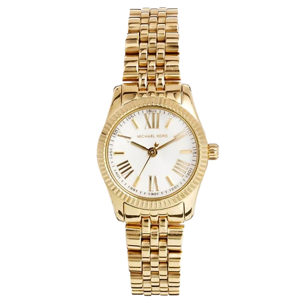 Michael Kors MK3229 Lexington Petite 26mm Quartz –, Gold-Tone Stainless Steel