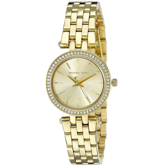 Michael Kors Darci Mini — Gold-Tone Crystal Watch