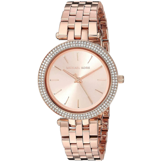Michael Kors MK3431 Darci Mini – Elegant Rose Gold-Tone Crystal Women’s Watch
