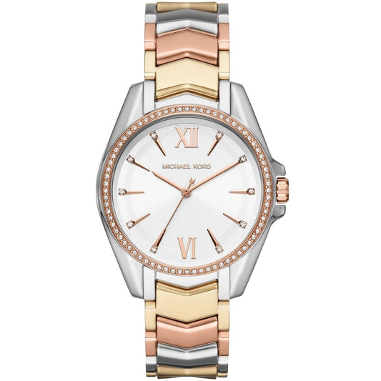 Michael Kors MK6686 Whitney Tri-Tone Crystals 38 mm Quartz Ladies Watch