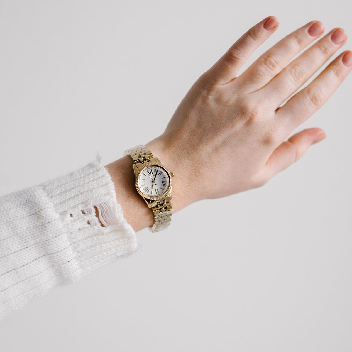 Michael Kors MK3229 Lexington Petite 26mm Quartz –, Gold-Tone Stainless Steel