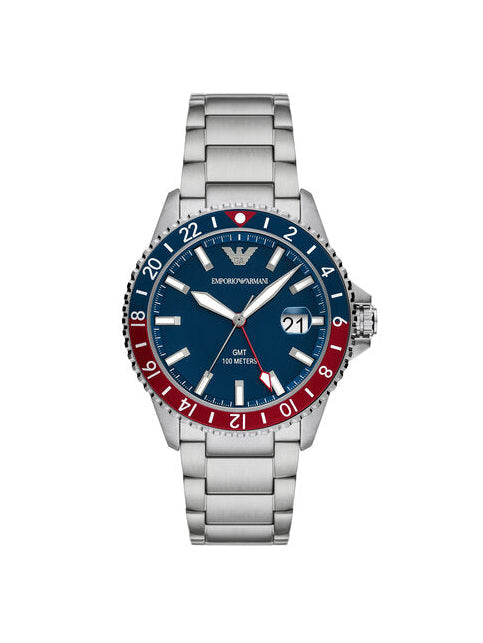 Emporio Armani Diver Silver Stainless Steel Men's Watch AR11590