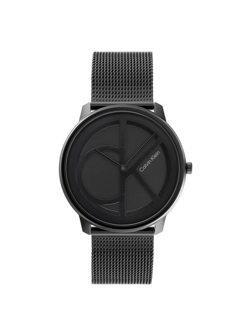 Calvin Klein Iconic Black Mesh Unisex Watch - 25200028