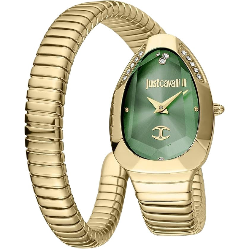 Just Cavalli JC1L208M0045 Women’s Analog Watch – Gold Tone Bracelet