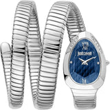 Just Cavalli JC1L224M0025 Snake Blue Dial Ladies Watch