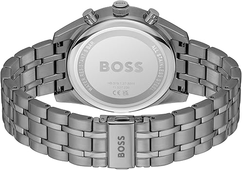 Hugo Boss 1514153 Men’s Quartz Watch, Stainless Steel / Gunmetal