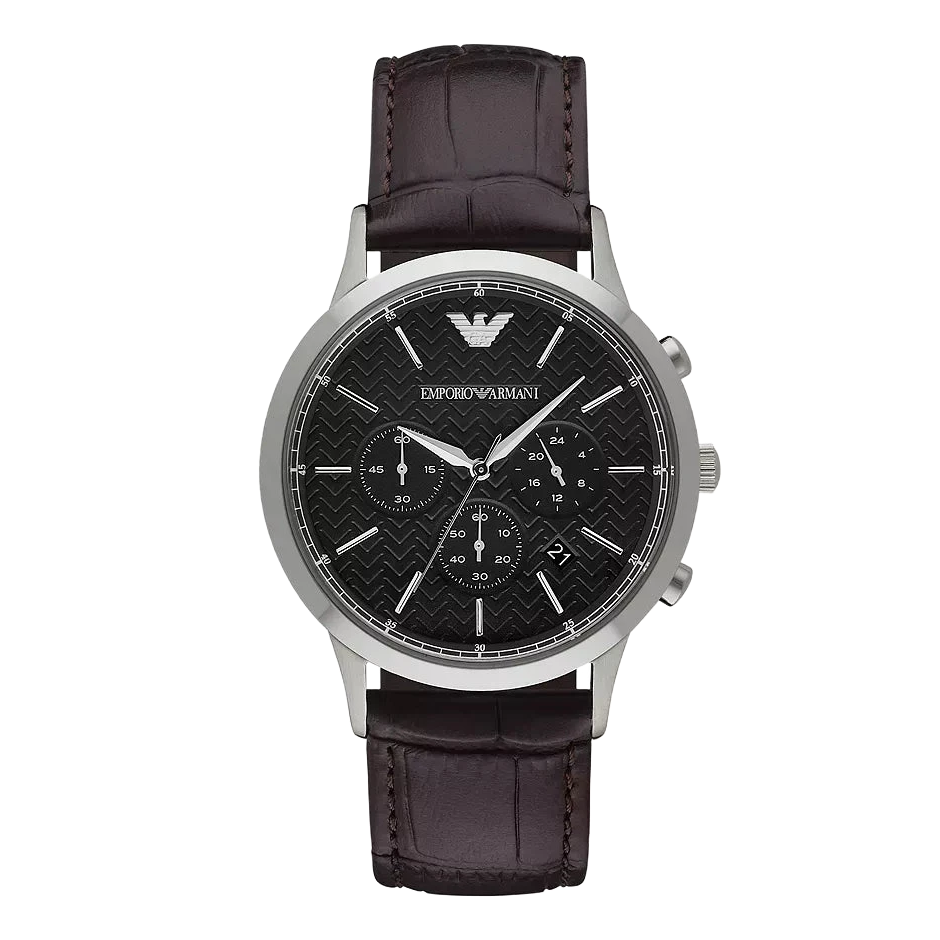 Emporio Armani AR2482 Men’s Chronograph Leather Watch