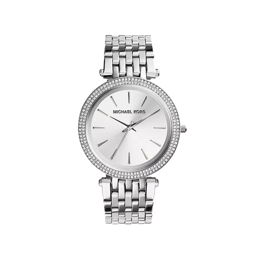 Michael Kors MK3190 Darci Silver-Tone Glitz Watch