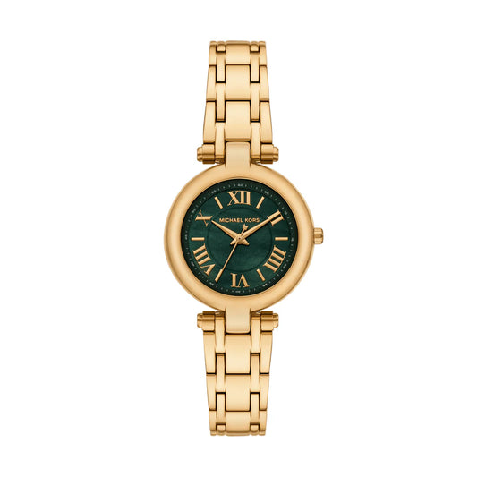 Michael Kors MK4892 Laney Three-Hand Gold-Tone Stainless Steel Watch