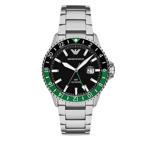Emporio Armani Diver Silver Stainless Steel Men's Watch AR11589