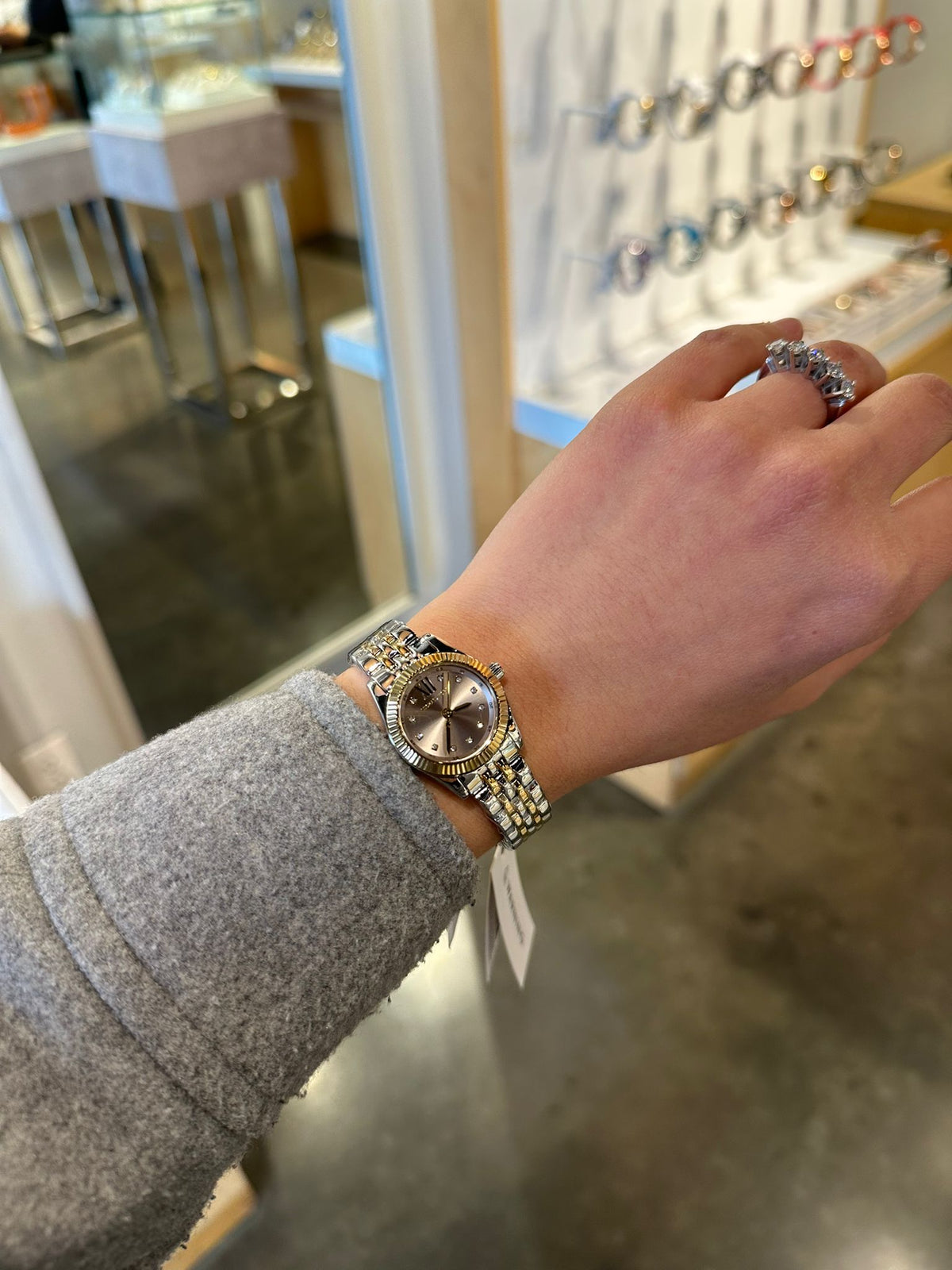 Michael Kors MK4815 Lexington Three-Hand Two-Tone Stainless Steel Watch
