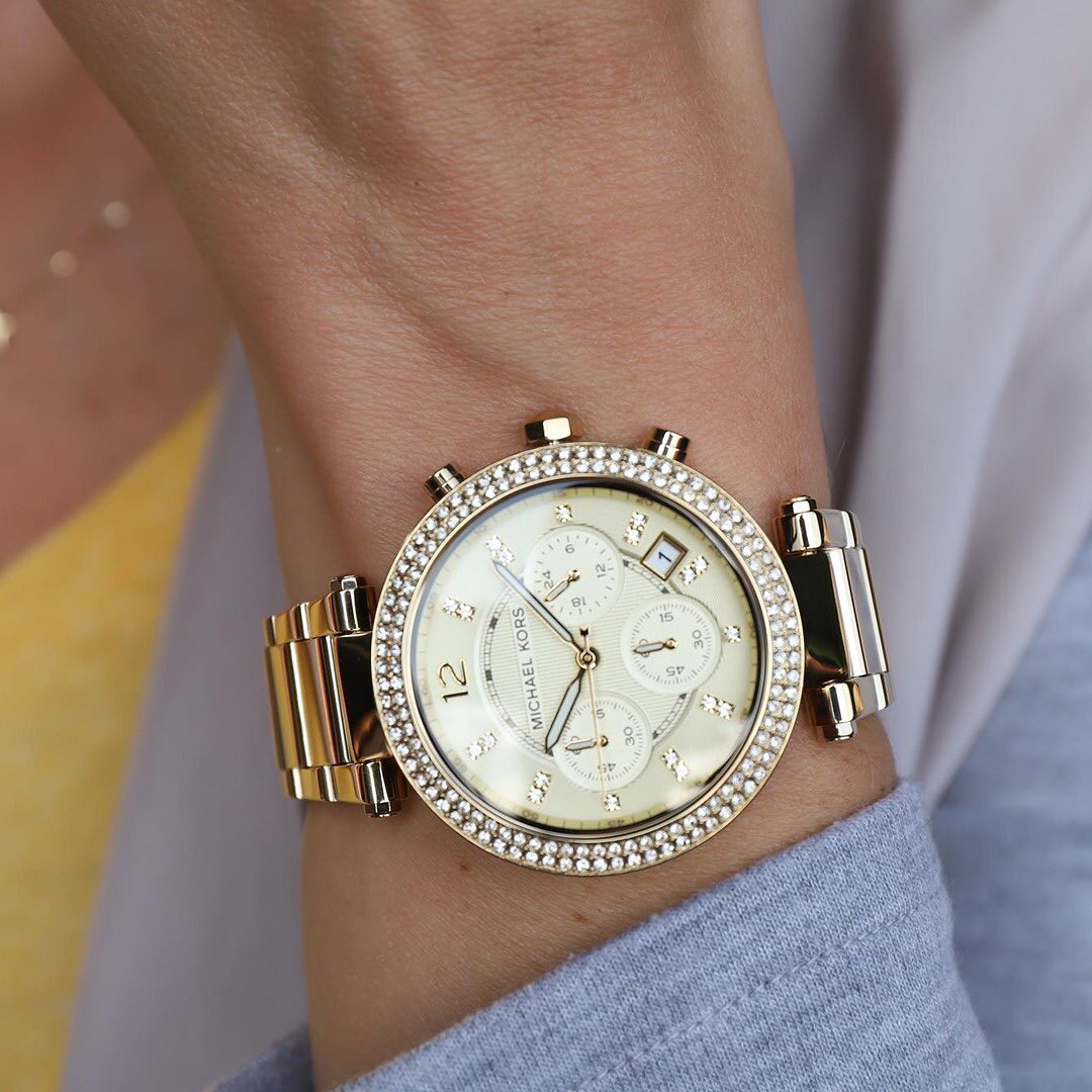 Michael Kors Parker MK5354 Gold-Tone Stainless Steel