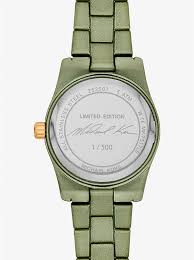 Michael Kors MK7517LE Lexington Green Quartz Stainless Steel Watch