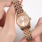 Michael Kors MK4739 Petite Lexington Pavé Rose Gold-Tone Watch