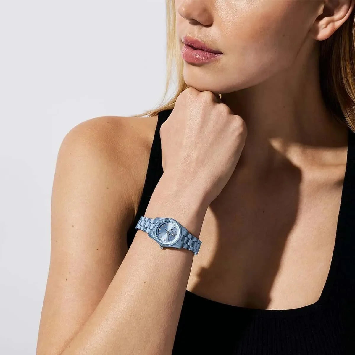 Michael Kors MK7519LE Petite Lexington Blue-Tone Limited Edition Watch