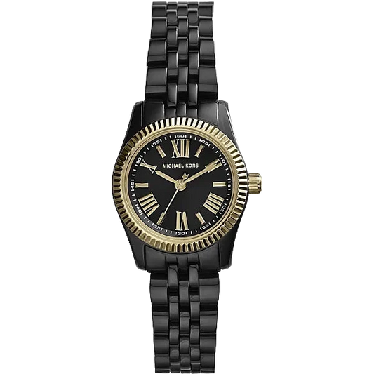 Michael Kors MK3299 Lexington Black Dial Black Steel Women’s Quartz Watch