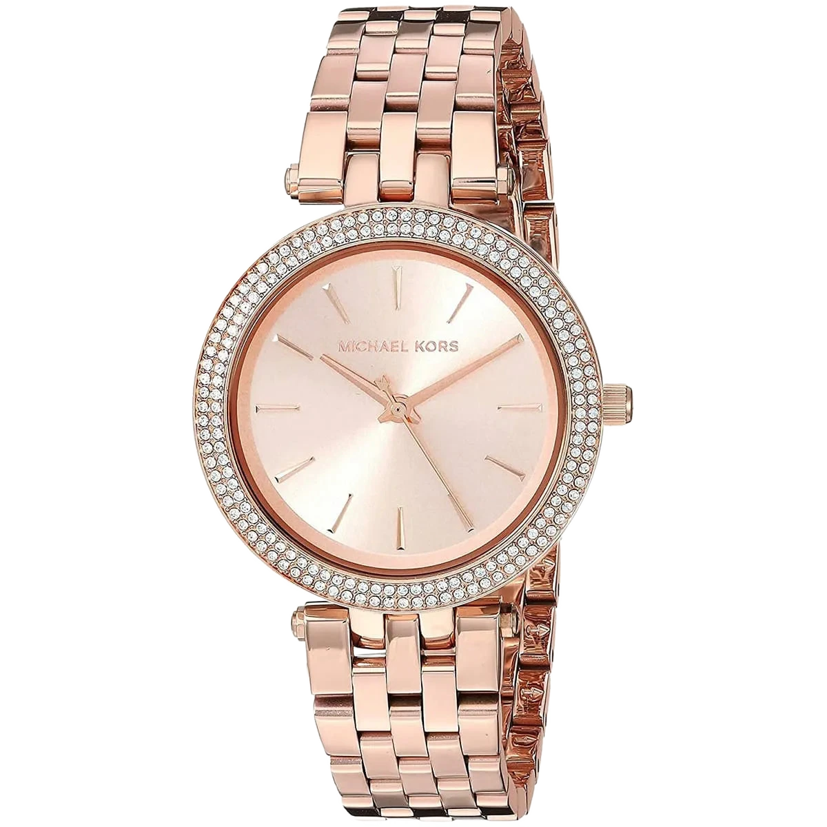 Michael Kors MK3431 Darci Mini   – Elegant Rose Gold-Tone Crystal Women’s Watch