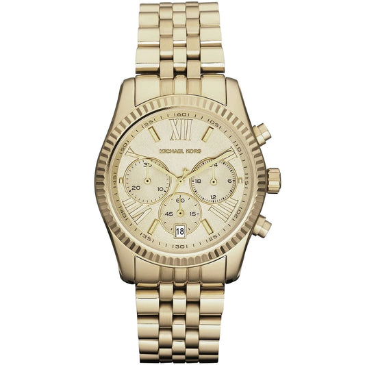 Michael Kors MK5556 Lexington Gold-Tone Chronograph Watch
