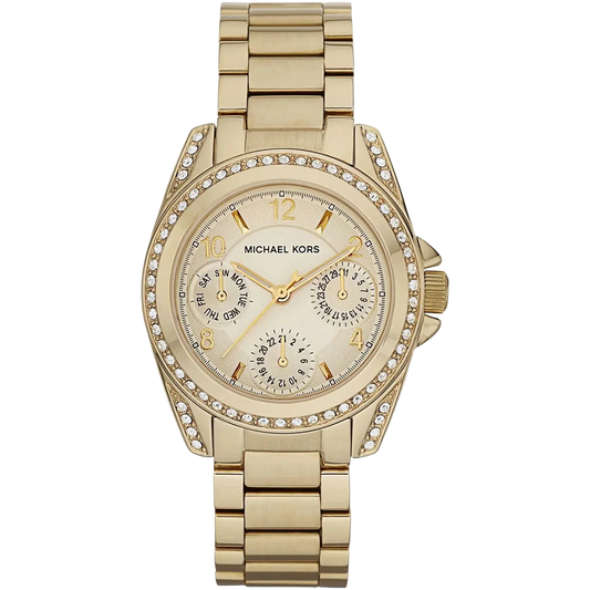 Michael Kors MK5639 Blair Gold-Tone Chronograph Watch