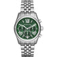 Michael Kors Lexington MK6222 Green Dial Stainless Steel Ladies Watch
