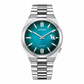 Citizen Automatic Gents Watch Lake Green Dial for Men, Analogue, Stainless Steel, Silver Strap - NJ0151-88X-Tsuyosa Collection