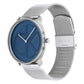 Calvin Klein Iconic Silver Mesh with Bleu Dial Unisex Watch - 25200031