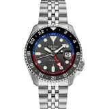 Seiko 5 Sports Special Edition Automatic Grey Dial Silver Steel Strap Watch For Men | SSK019K1