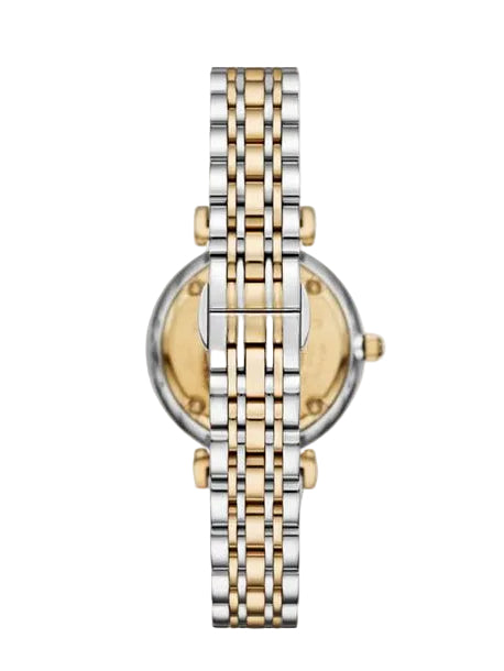 Emporio Armani AR11702 Women's Two Tone Bracelet Silver and Gold