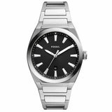 Fossil Men Everett Three-Hand Date Stainless Steel Watch 42mm FS5821