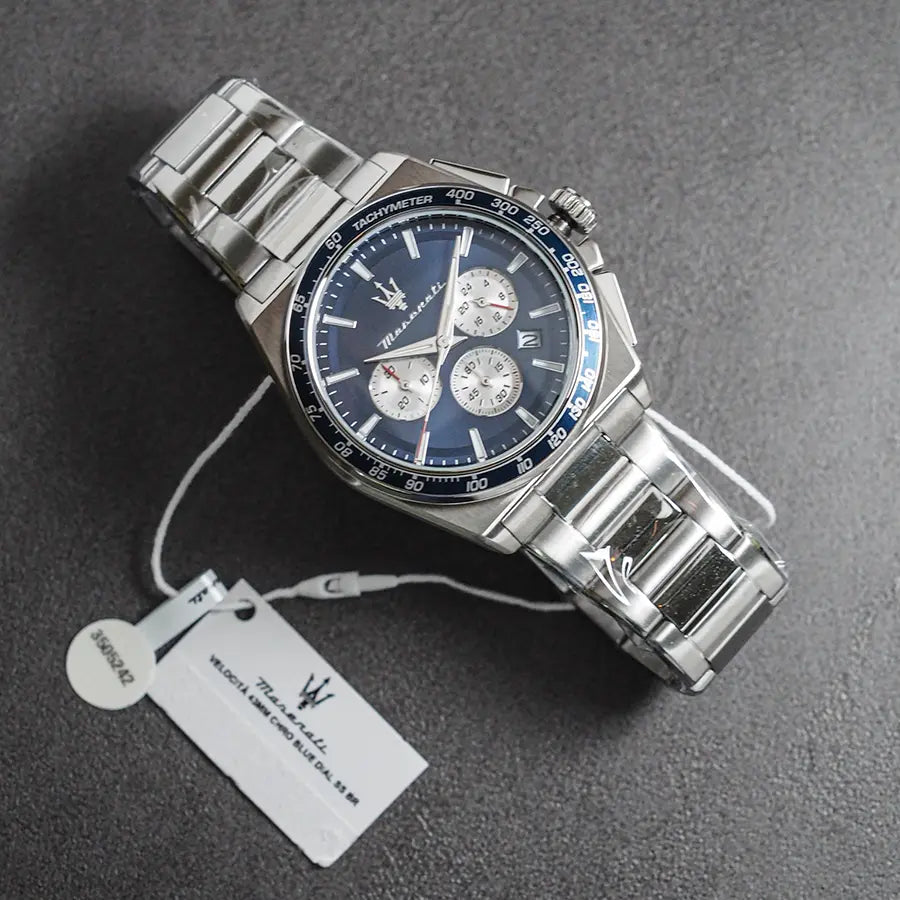Maserati Velocitá Men's Watch Blue Dial Chronograph R8873652005