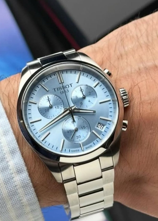 PR100 CHRONO ICE BLUE DIAL  QUARTZ MOVEMENT 40MM