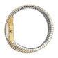 Just Cavalli Mesmerizing White Dial Two Tone Steel Strap Watch for Women | JC1L304M0055