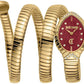 Just Cavalli Women's Gold Watch, Red Dial | Jc1l323m0035