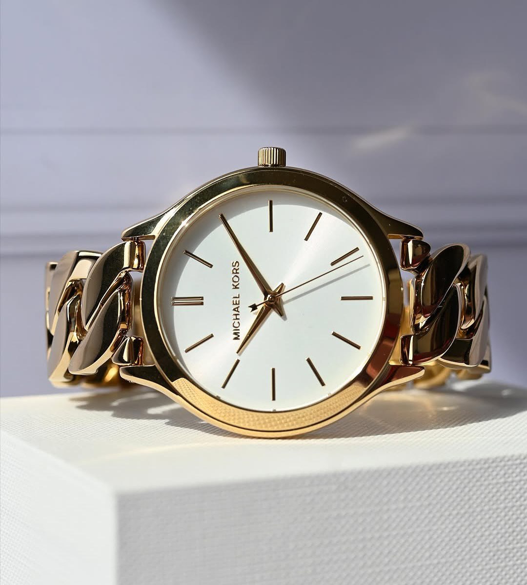Michael Kors MK7472 Runway Gold-Tone Stainless Steel Watch – 38mm