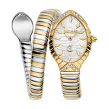 Just Cavalli JC1L322M0055 Women Analog Watch Gold Stainless Steel Strap Champagne Dial