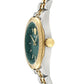 Versace V-Code Lady Quartz Watch, PVD Gold, Green, 36 mm, VE8I00424