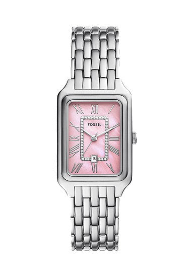 Fossil Raquel Three-Hand Date Stainless Steel Watch 23mm ES5401