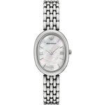 Emporio Armani Women's Watch, Silver/White Mother of Pearl AR11706