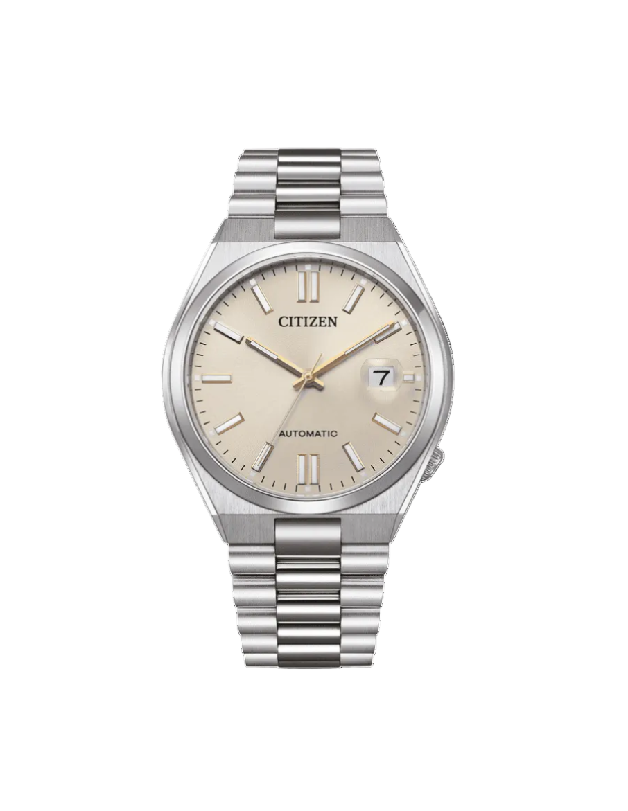 Citizen Tsuyosa Automatic NJ0151-88W with a champagne dial and steel bracelet 40mm