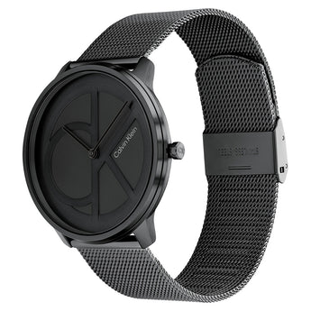 Calvin Klein Iconic Black Mesh Unisex Watch - 25200028