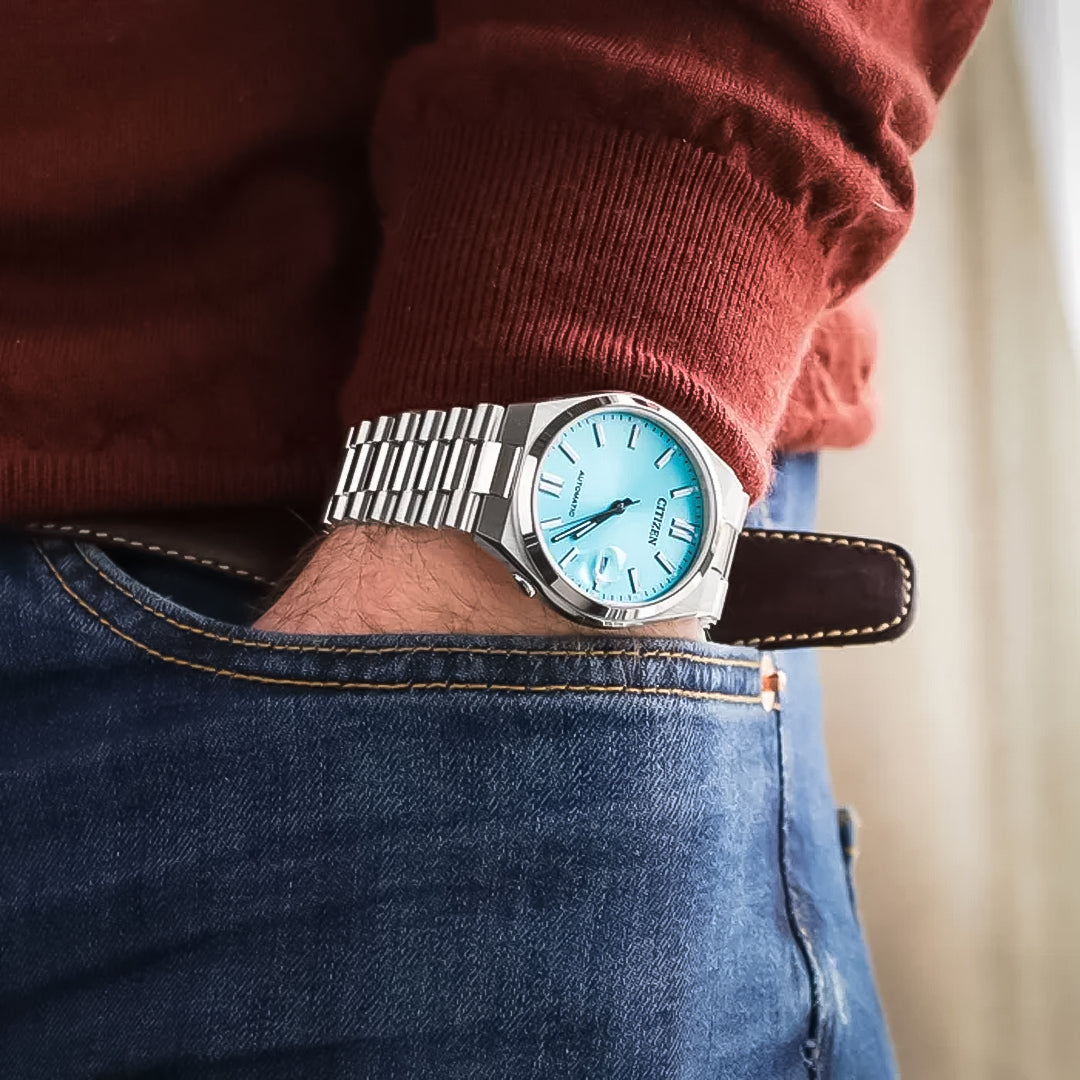Citizen Tsuyosa NJ0151-88M Automatic light blue 40mm
