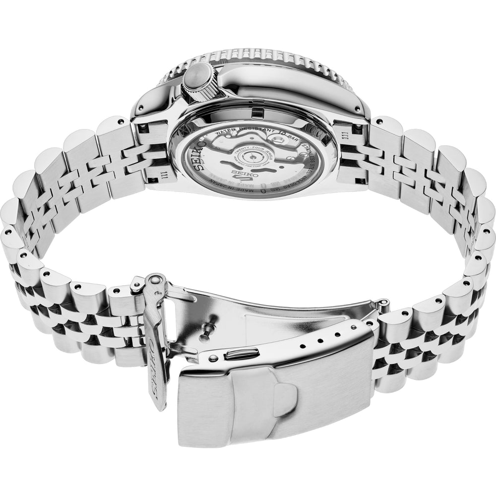Seiko 5 Sports Special Edition Automatic Grey Dial Silver Steel Strap Watch For Men | SSK019K1