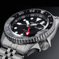 Seiko Men's SSK001K1 Sports Black Dial GMT Watch
