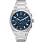 Fossil Men Everett Chronograph Stainless Steel Watch 44mm FS6104