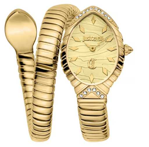 Just Cavalli Women's Gold Watch, Champagne Dial | Jc1l322m0025