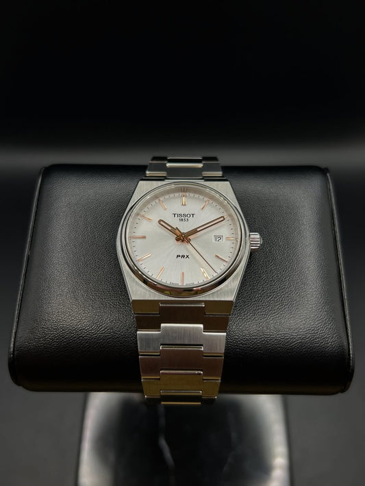 PRX WHITE DIAL QUARTZ MOVEMENT 35MM