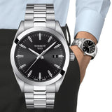 TISSOT GENTLEMEN BLACK DIAL QUARTZ MOVEMENT 40MM