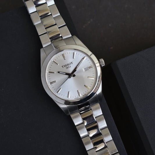 TISSOT GENTLEMEN SILVER DIAL QUARTZ MOVEMENT 40MM