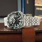 Seiko Men's SSK035K1 5 Sports Green Dial Automatic GMT